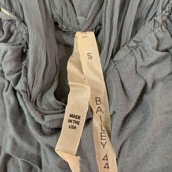 Bailey 44 Bodycon Dress Women’s Size Small Gray Layered Midi Sleeveless - Picture 5 of 5